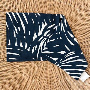 NEW Serena & Lily Palm Pillow Cover (14”x30”)-Midnight Blue